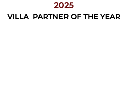 2025 Villa Partner of the Year 