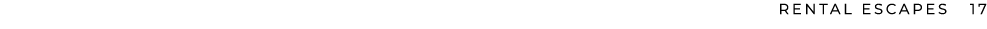 RENTAL ESCAPES 17